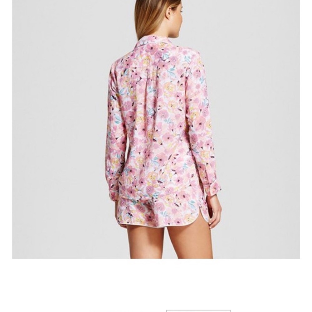 Gilligan & O'Malley Pink and Yellow Floral Sleepwear